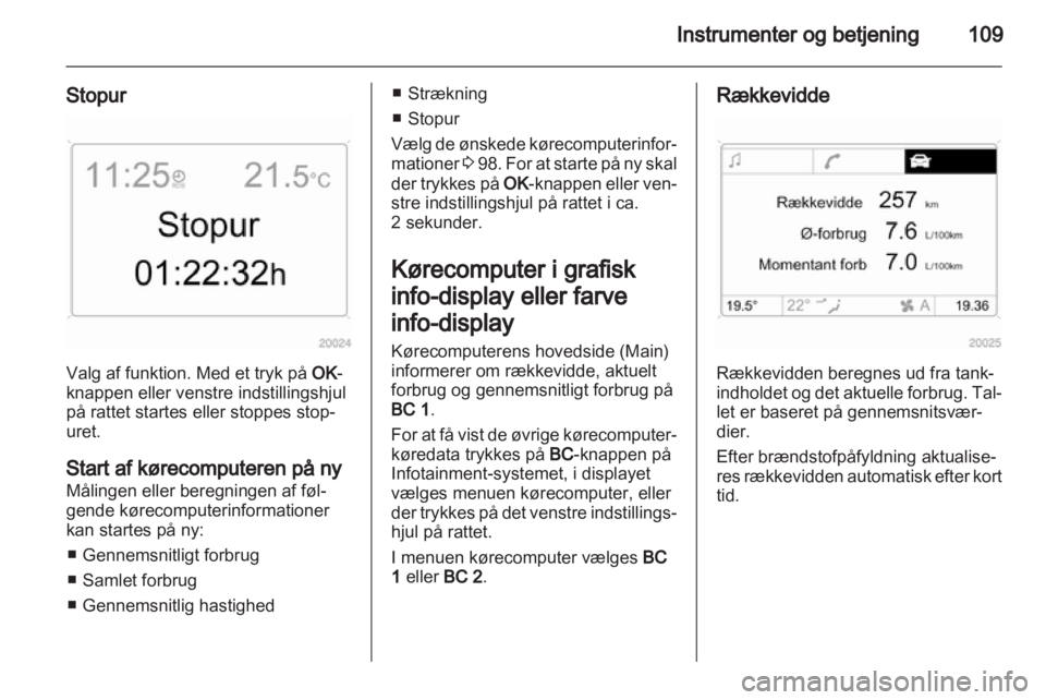 OPEL ASTRA H 2011  Instruktionsbog (in Danish) 