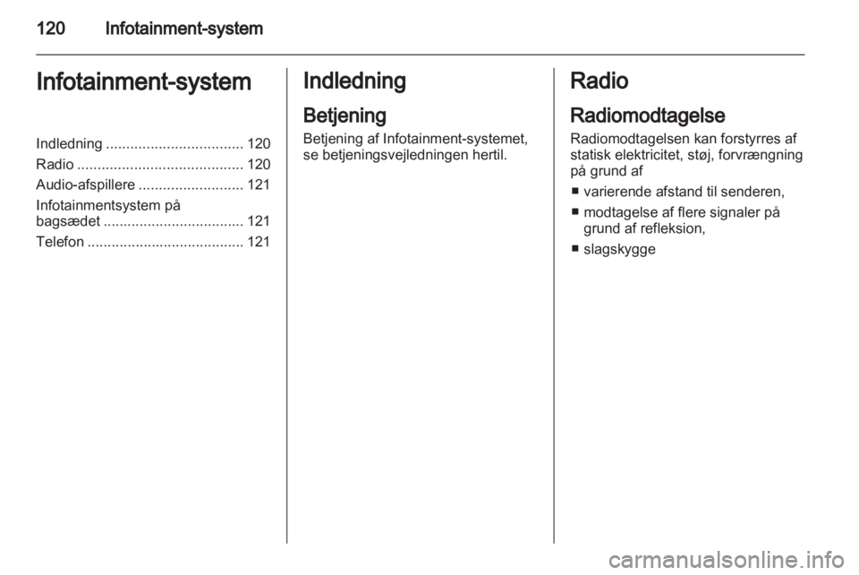 OPEL ASTRA H 2011  Instruktionsbog (in Danish) 