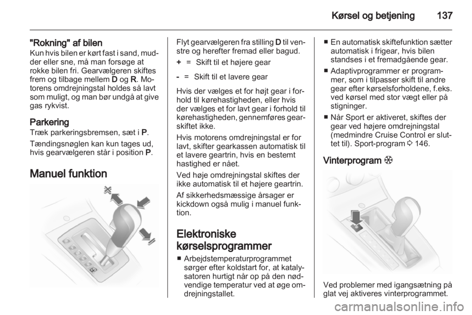 OPEL ASTRA H 2011  Instruktionsbog (in Danish) 