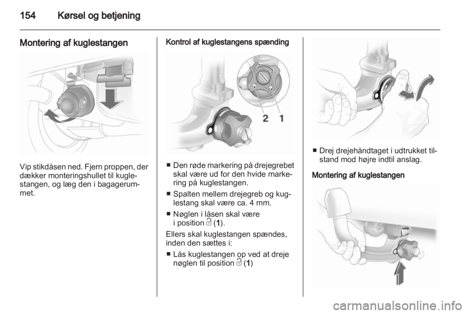 OPEL ASTRA H 2011  Instruktionsbog (in Danish) 