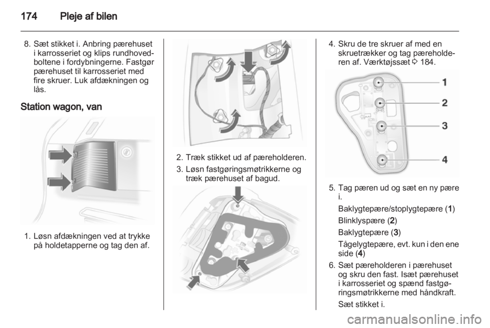 OPEL ASTRA H 2011  Instruktionsbog (in Danish) 