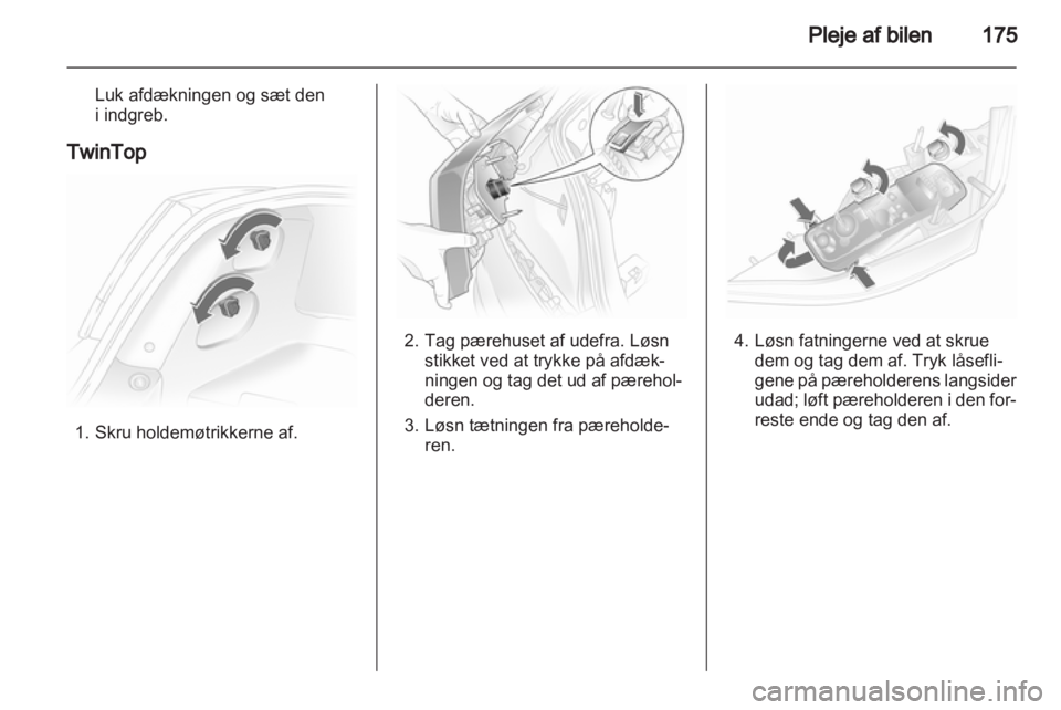 OPEL ASTRA H 2011  Instruktionsbog (in Danish) 