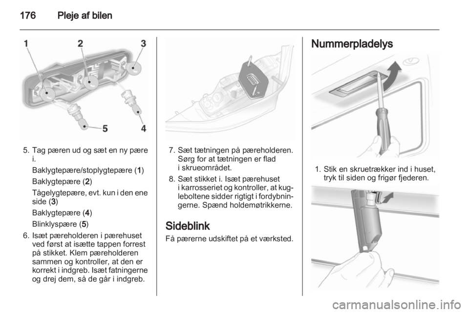 OPEL ASTRA H 2011  Instruktionsbog (in Danish) 