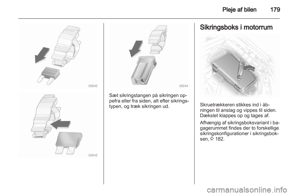 OPEL ASTRA H 2011  Instruktionsbog (in Danish) 