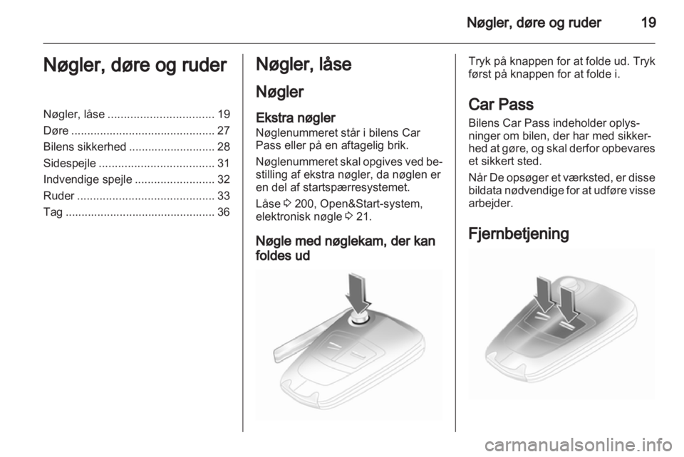 OPEL ASTRA H 2011  Instruktionsbog (in Danish) 