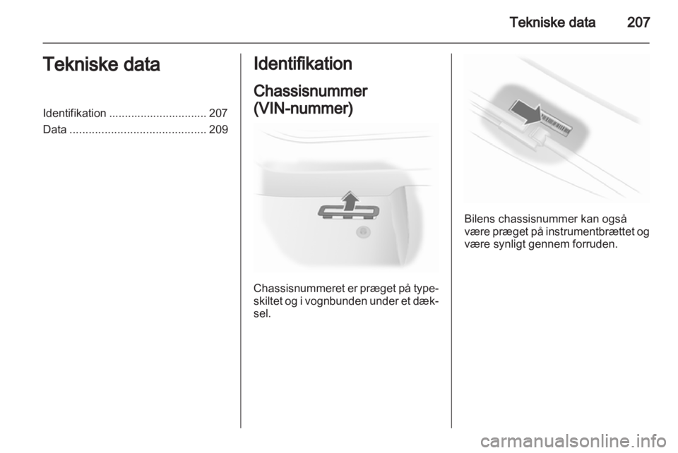 OPEL ASTRA H 2011  Instruktionsbog (in Danish) 