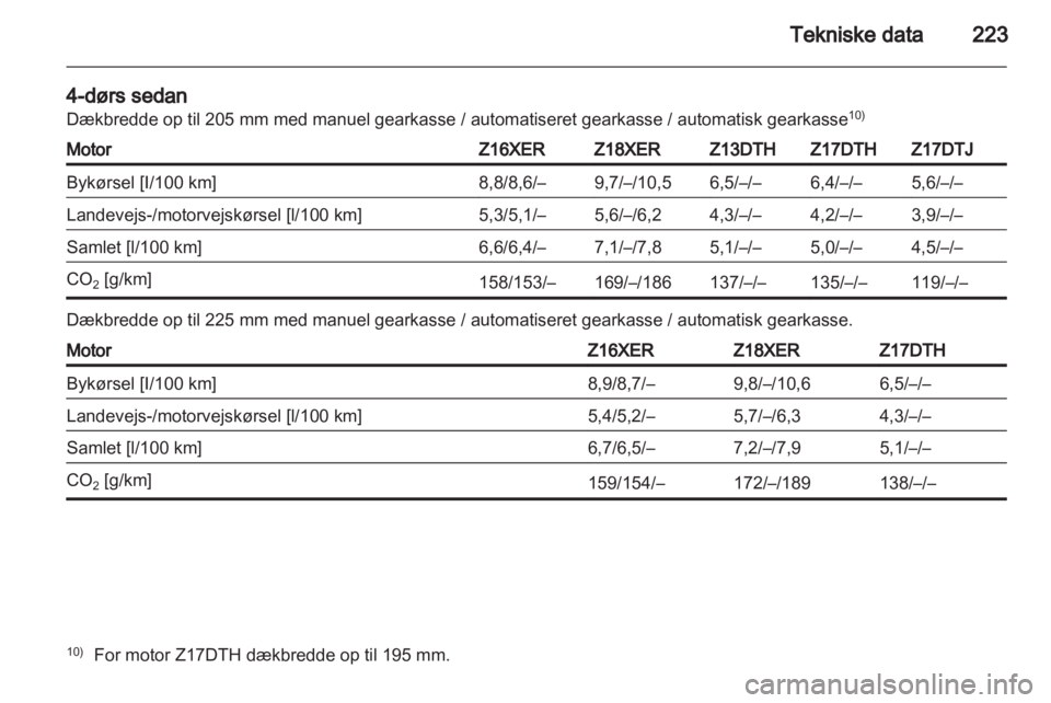 OPEL ASTRA H 2011  Instruktionsbog (in Danish) 