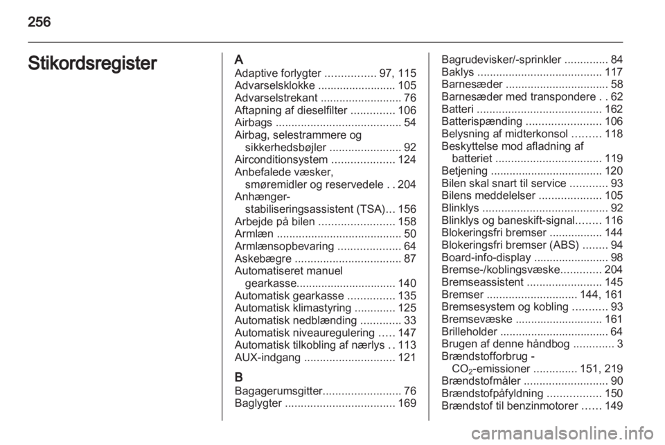 OPEL ASTRA H 2011  Instruktionsbog (in Danish) 