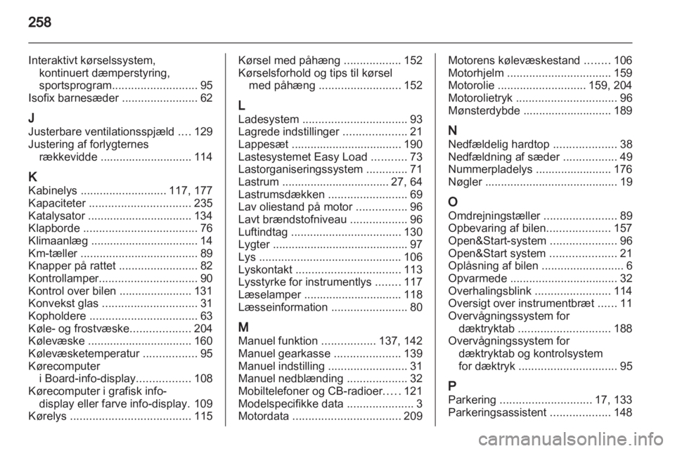 OPEL ASTRA H 2011  Instruktionsbog (in Danish) 