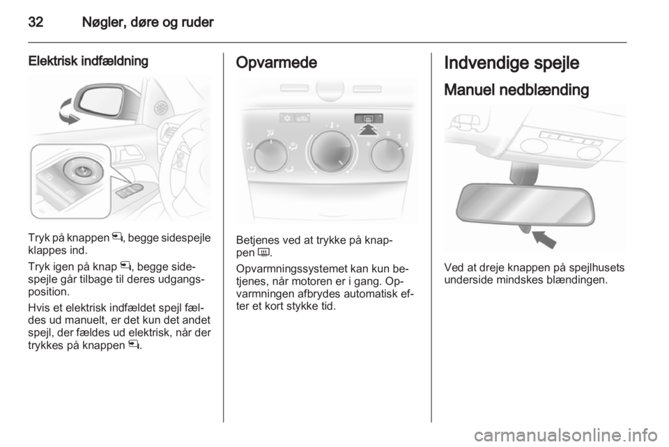 OPEL ASTRA H 2011  Instruktionsbog (in Danish) 