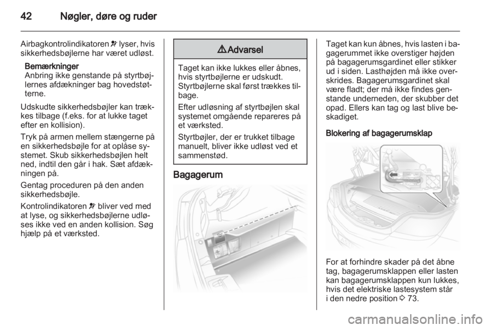 OPEL ASTRA H 2011  Instruktionsbog (in Danish) 