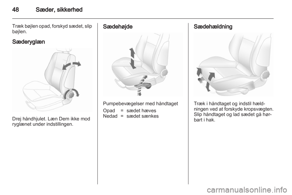 OPEL ASTRA H 2011  Instruktionsbog (in Danish) 