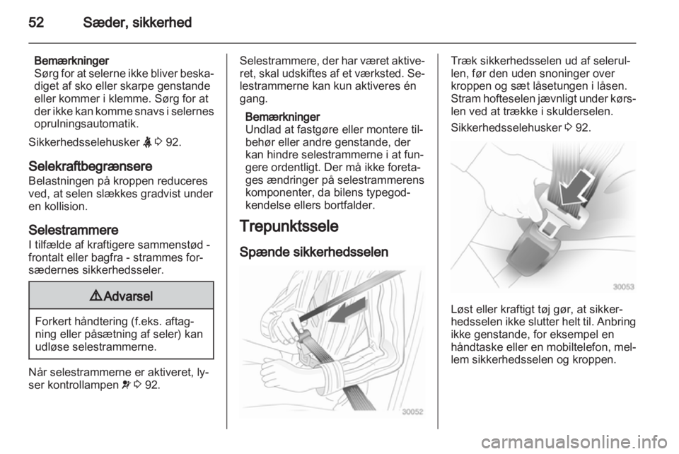 OPEL ASTRA H 2011  Instruktionsbog (in Danish) 