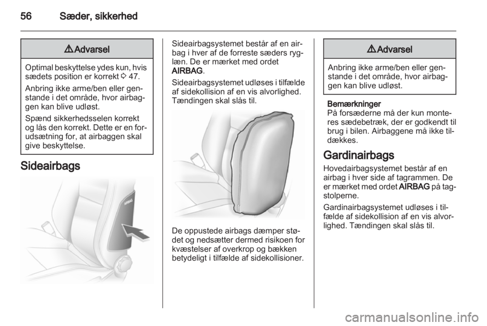 OPEL ASTRA H 2011  Instruktionsbog (in Danish) 