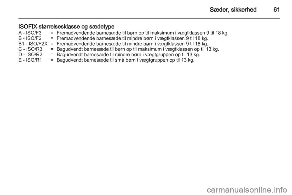 OPEL ASTRA H 2011  Instruktionsbog (in Danish) 