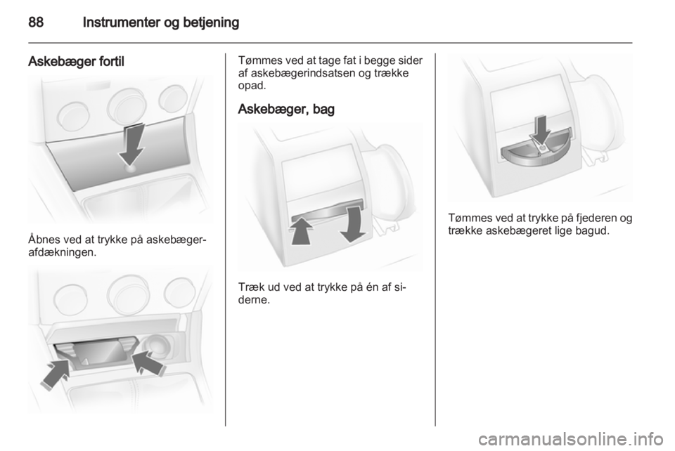 OPEL ASTRA H 2011  Instruktionsbog (in Danish) 