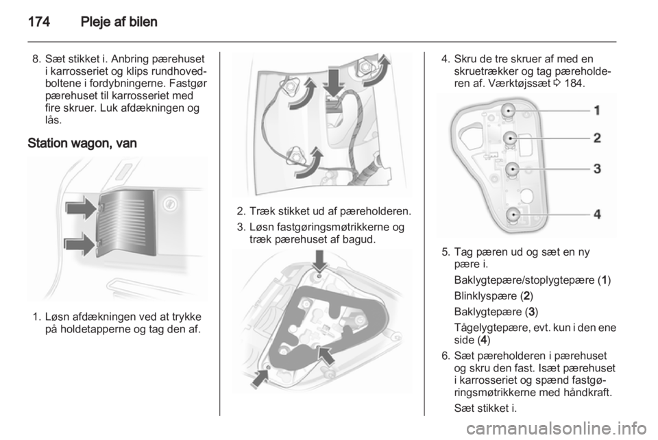 OPEL ASTRA H 2011.5  Instruktionsbog (in Danish) 