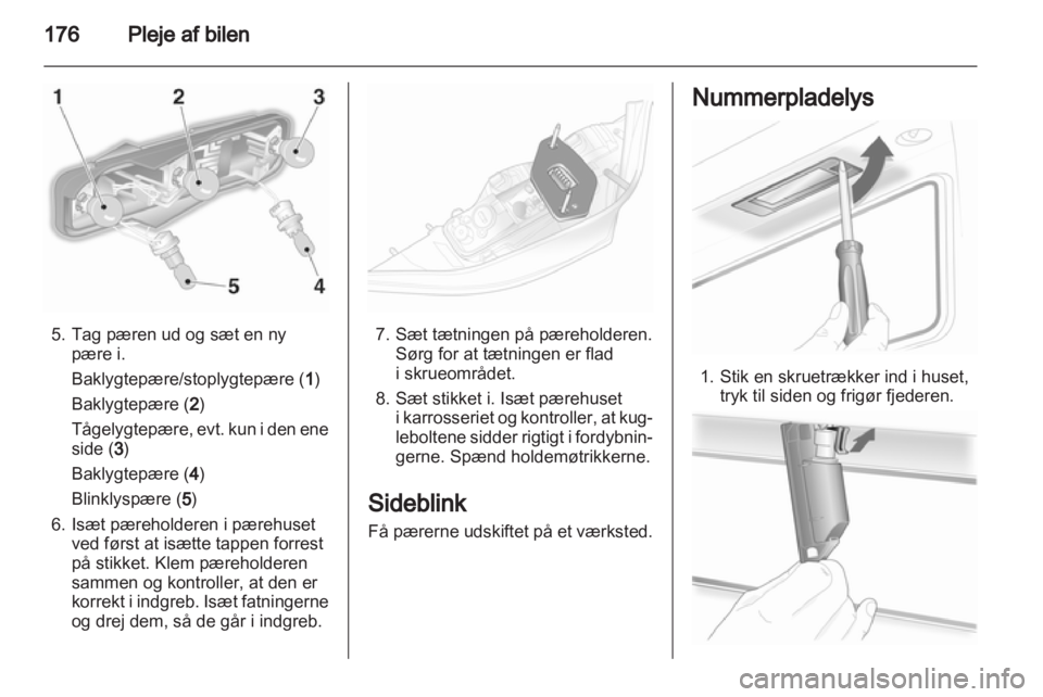 OPEL ASTRA H 2011.5  Instruktionsbog (in Danish) 