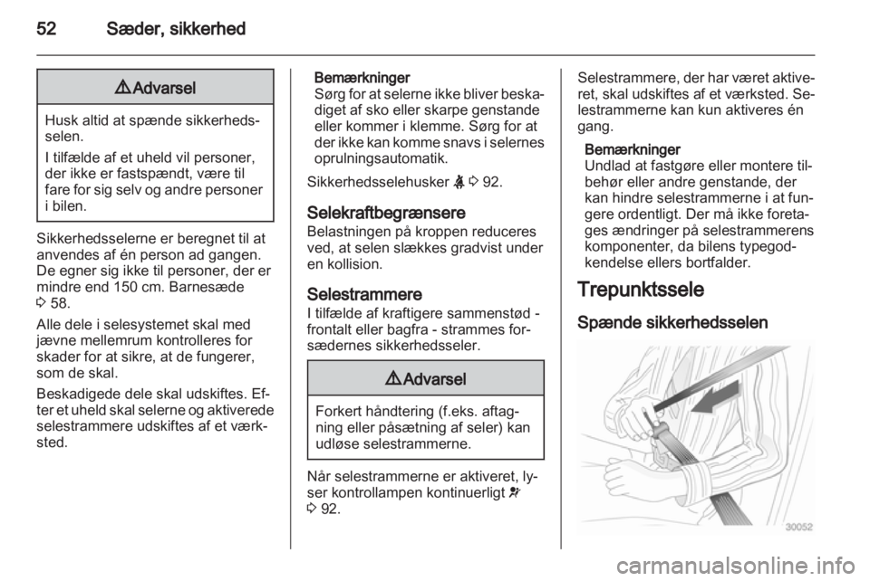 OPEL ASTRA H 2011.5  Instruktionsbog (in Danish) 