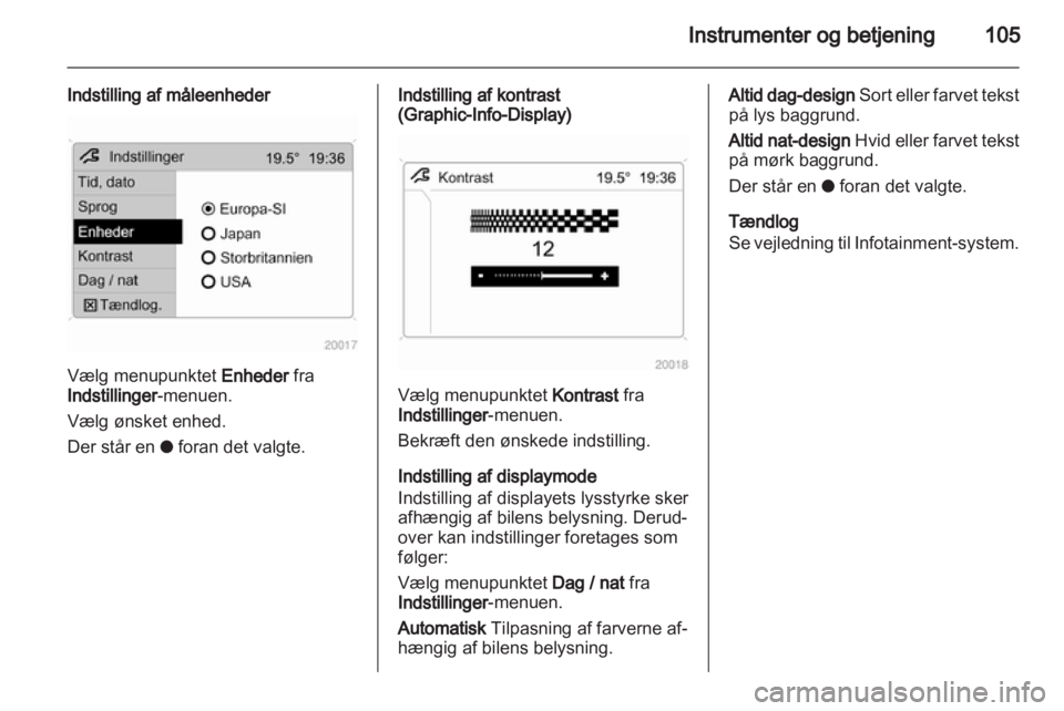 OPEL ASTRA H 2012  Instruktionsbog (in Danish) 