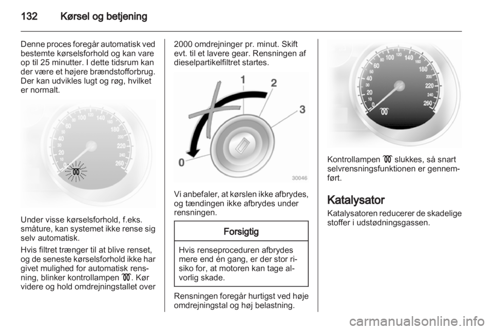 OPEL ASTRA H 2012  Instruktionsbog (in Danish) 