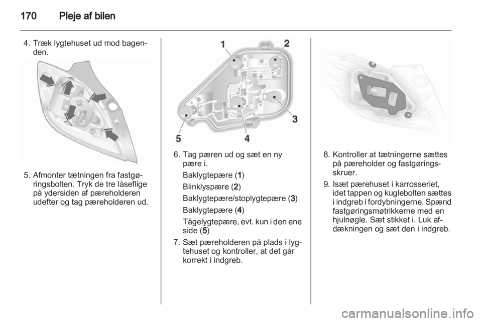 OPEL ASTRA H 2012  Instruktionsbog (in Danish) 