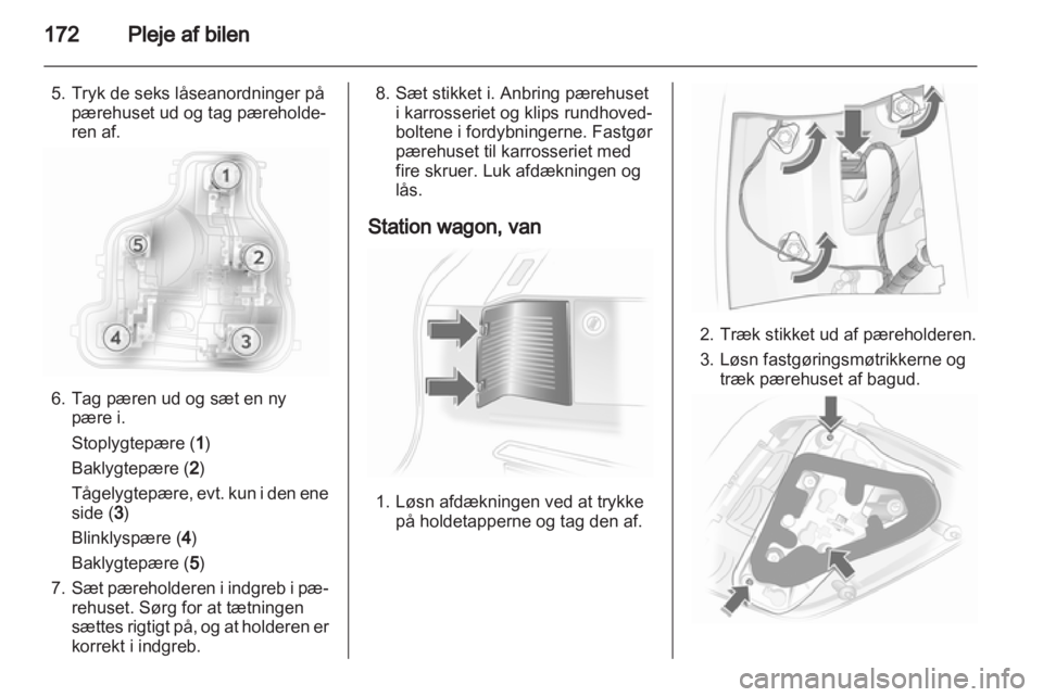 OPEL ASTRA H 2012  Instruktionsbog (in Danish) 