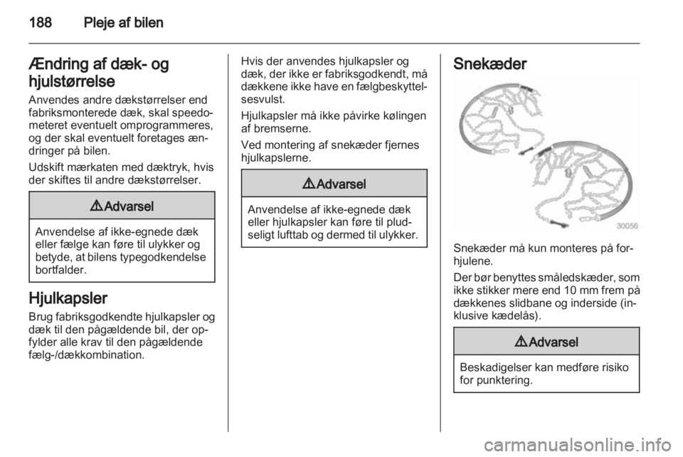 OPEL ASTRA H 2012  Instruktionsbog (in Danish) 