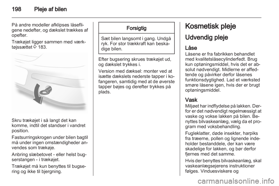 OPEL ASTRA H 2012  Instruktionsbog (in Danish) 