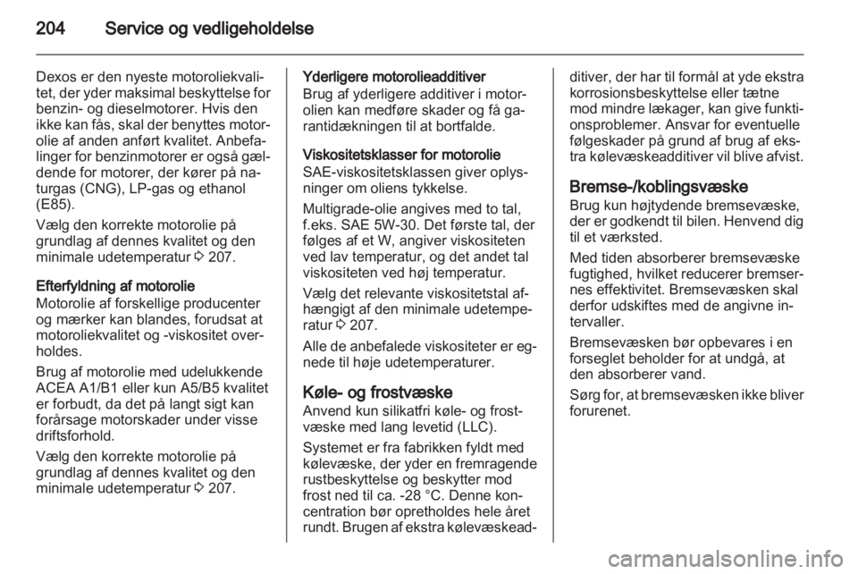 OPEL ASTRA H 2012  Instruktionsbog (in Danish) 