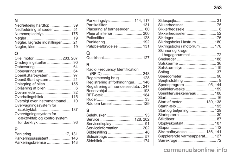 OPEL ASTRA H 2012  Instruktionsbog (in Danish) 