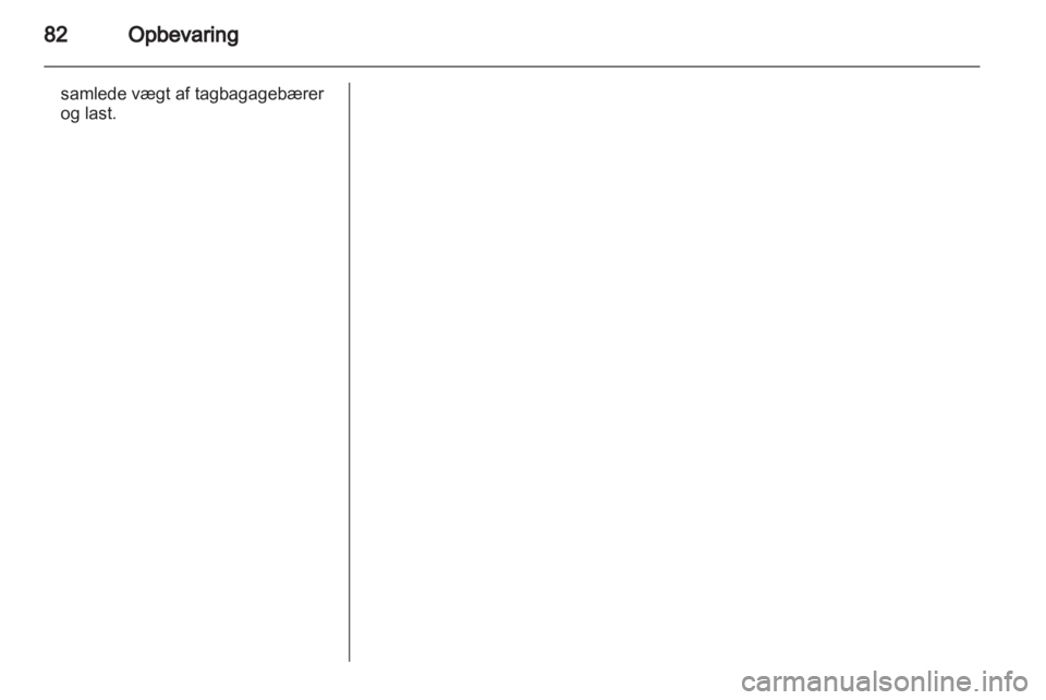 OPEL ASTRA H 2012  Instruktionsbog (in Danish) 