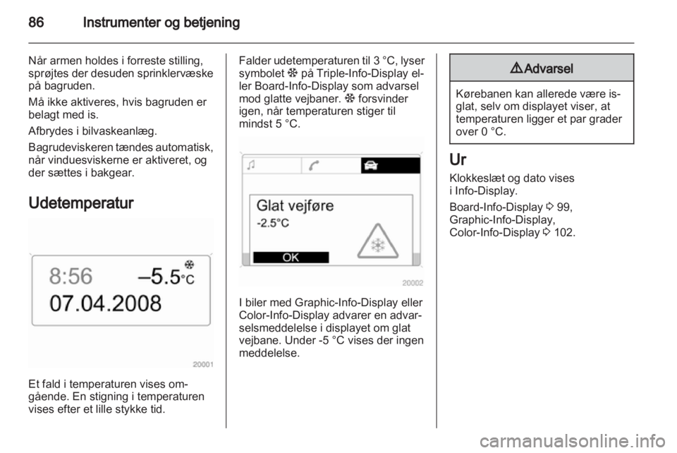 OPEL ASTRA H 2012  Instruktionsbog (in Danish) 