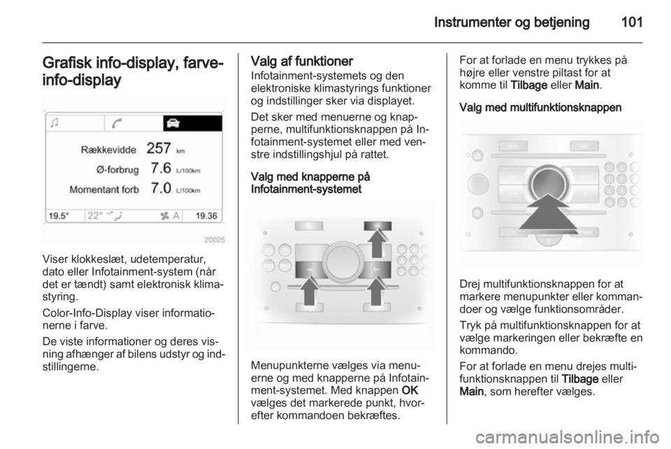 OPEL ASTRA H 2013  Instruktionsbog (in Danish) 