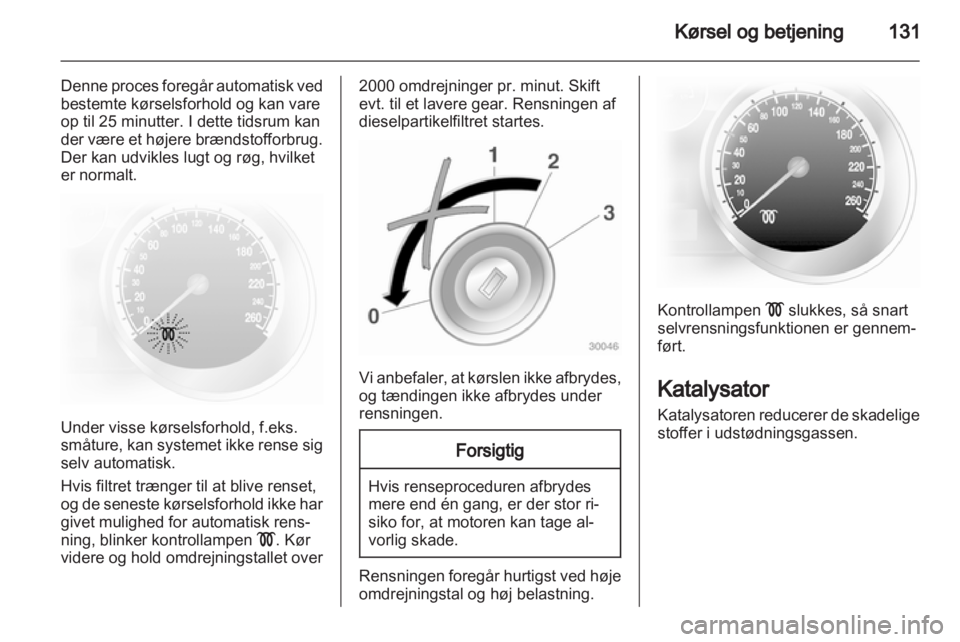 OPEL ASTRA H 2013  Instruktionsbog (in Danish) 