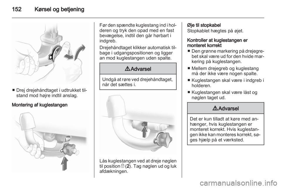 OPEL ASTRA H 2013  Instruktionsbog (in Danish) 