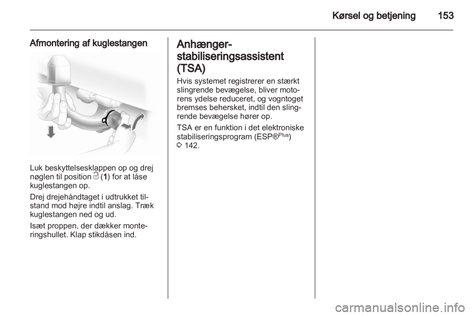 OPEL ASTRA H 2013  Instruktionsbog (in Danish) 