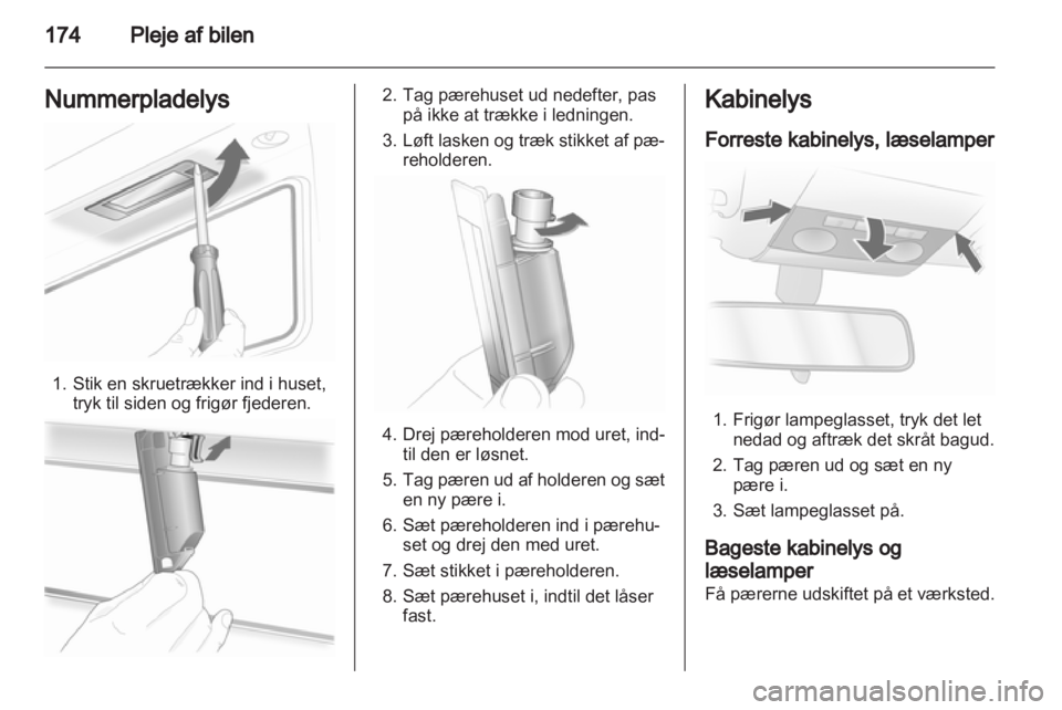 OPEL ASTRA H 2013  Instruktionsbog (in Danish) 