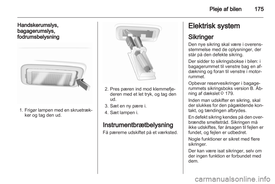 OPEL ASTRA H 2013  Instruktionsbog (in Danish) 
