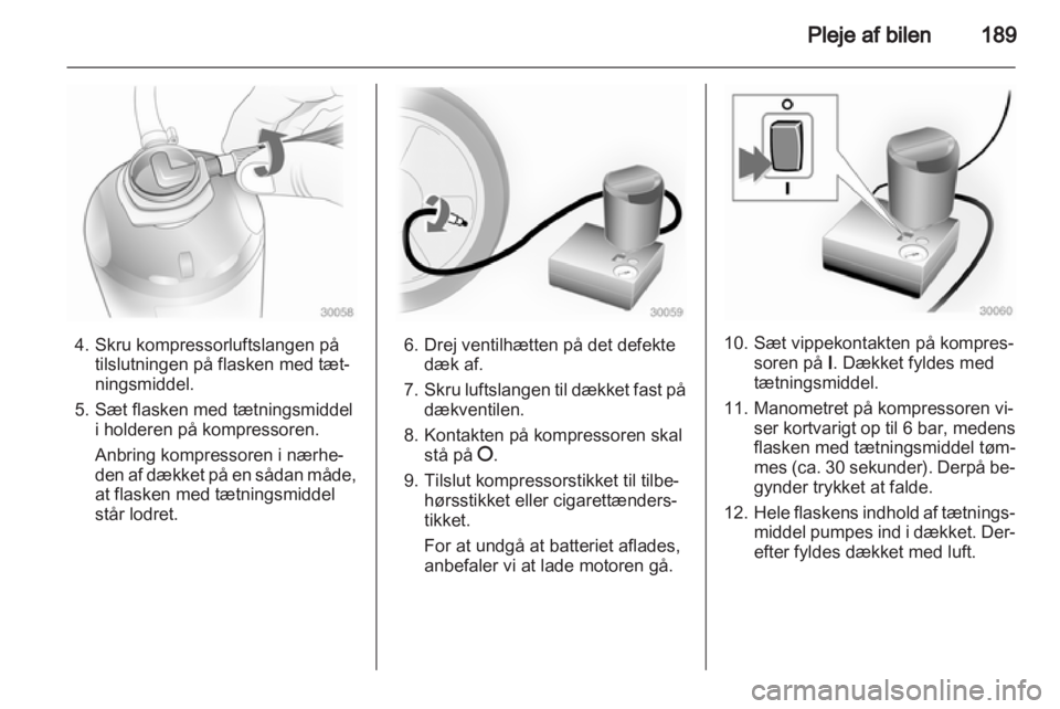 OPEL ASTRA H 2013  Instruktionsbog (in Danish) 