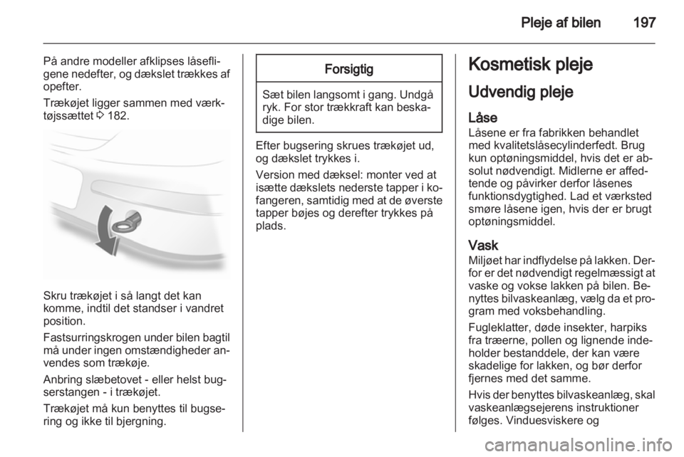 OPEL ASTRA H 2013  Instruktionsbog (in Danish) 