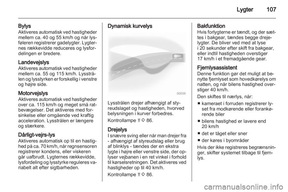 OPEL ASTRA J 2010.5  Instruktionsbog (in Danish) 