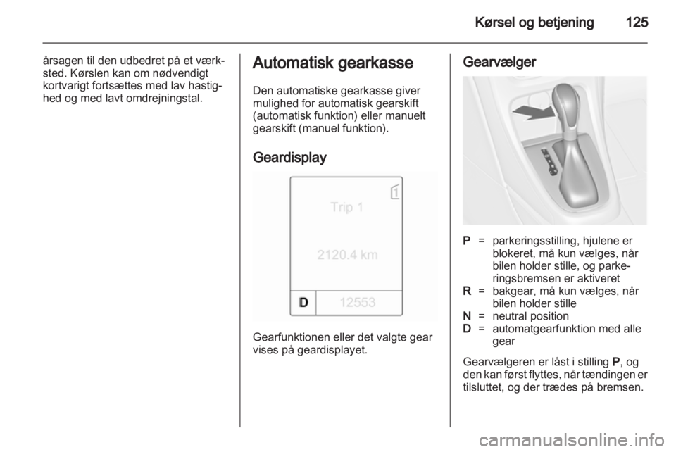 OPEL ASTRA J 2010.5  Instruktionsbog (in Danish) 