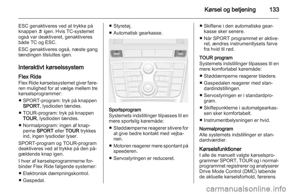 OPEL ASTRA J 2010.5  Instruktionsbog (in Danish) 