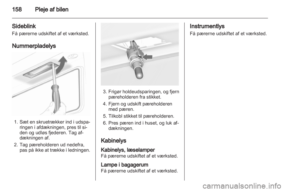 OPEL ASTRA J 2010.5  Instruktionsbog (in Danish) 