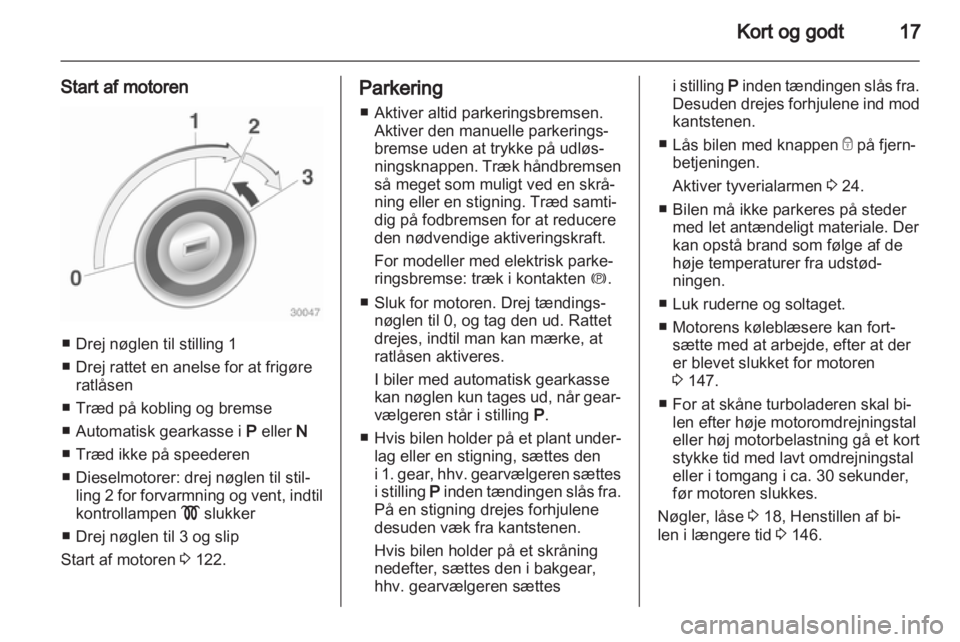 OPEL ASTRA J 2010.5  Instruktionsbog (in Danish) 
