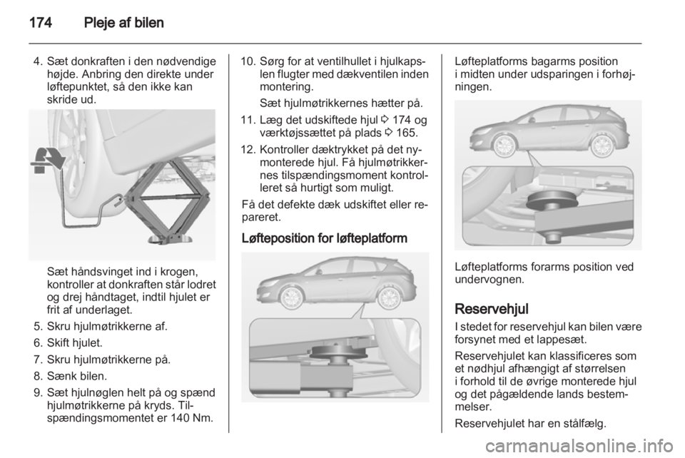 OPEL ASTRA J 2010.5  Instruktionsbog (in Danish) 