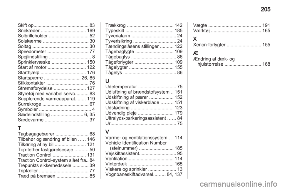 OPEL ASTRA J 2010.5  Instruktionsbog (in Danish) 