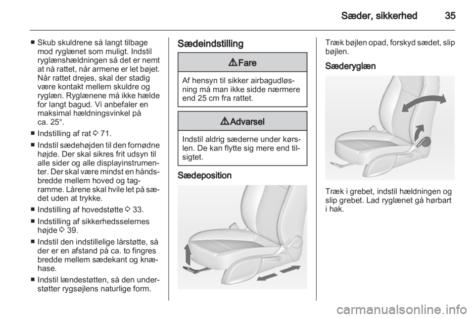 OPEL ASTRA J 2010.5  Instruktionsbog (in Danish) 