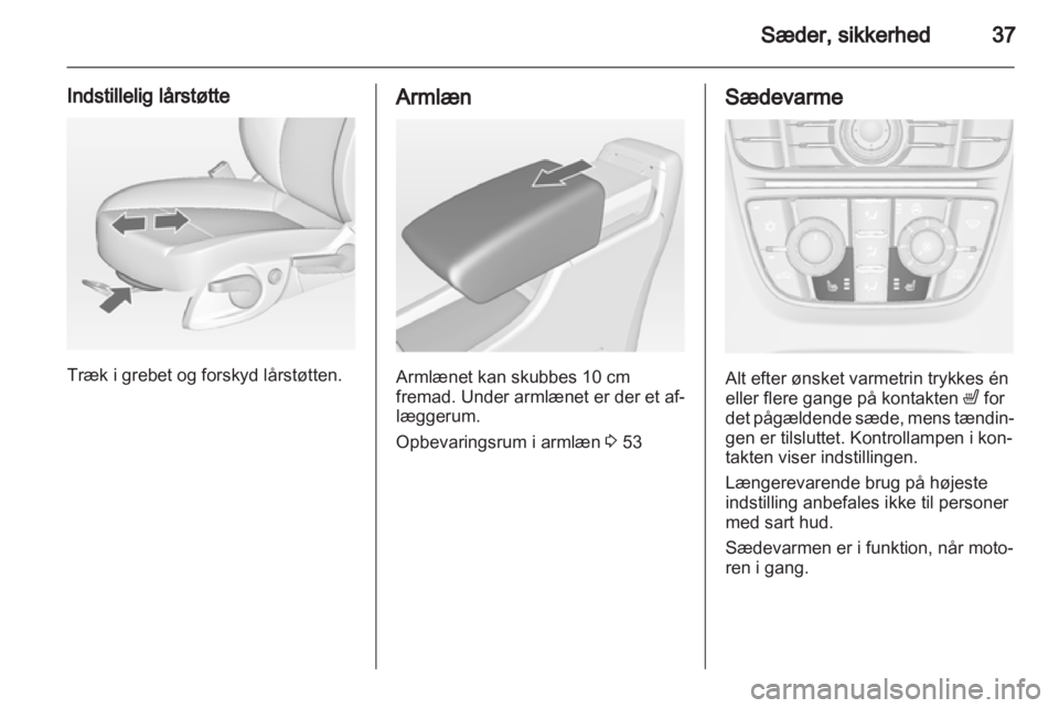 OPEL ASTRA J 2010.5  Instruktionsbog (in Danish) 